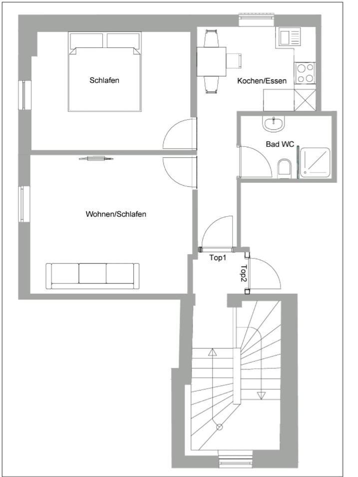 Idyllische Suite In Zentrumsnaehe Mit Parkplatz Top 1 กมุนเดน ภายนอก รูปภาพ